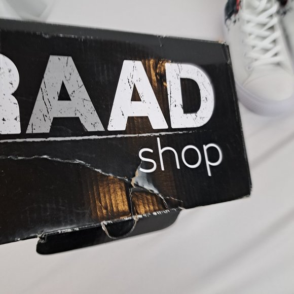 Raad Shop Samurai and Raven High Top Sneakers Unisex 7 mens 8.5 womens - Picture 14 of 16